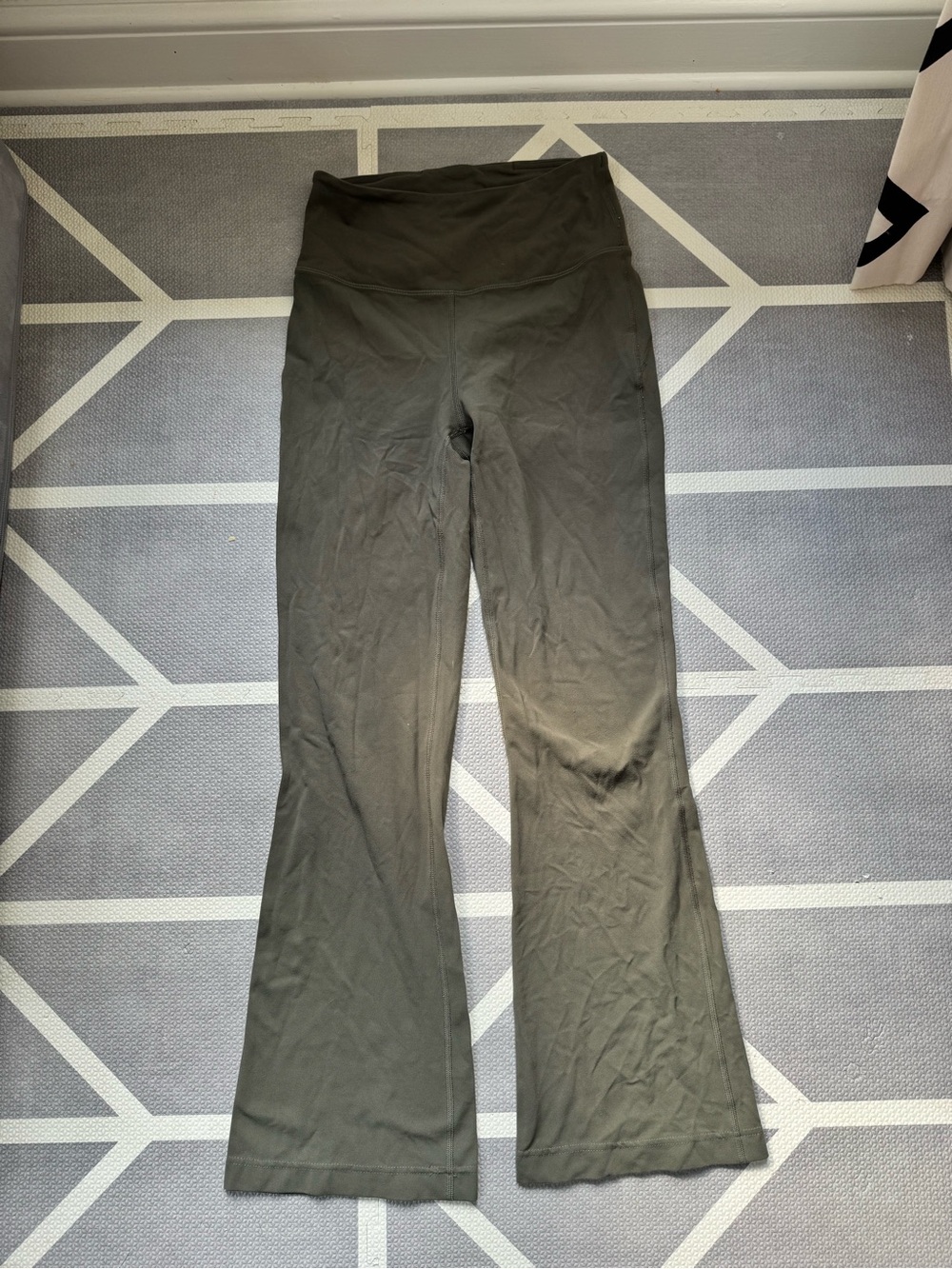 lululemon athletica Olive Green Flare Leggings